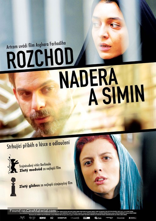 Jodaeiye Nader az Simin - Czech Movie Poster