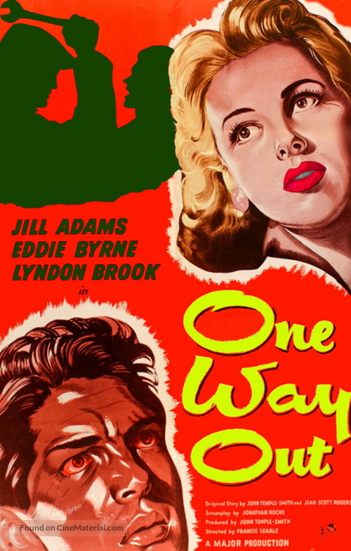 One Way Out - British Movie Poster