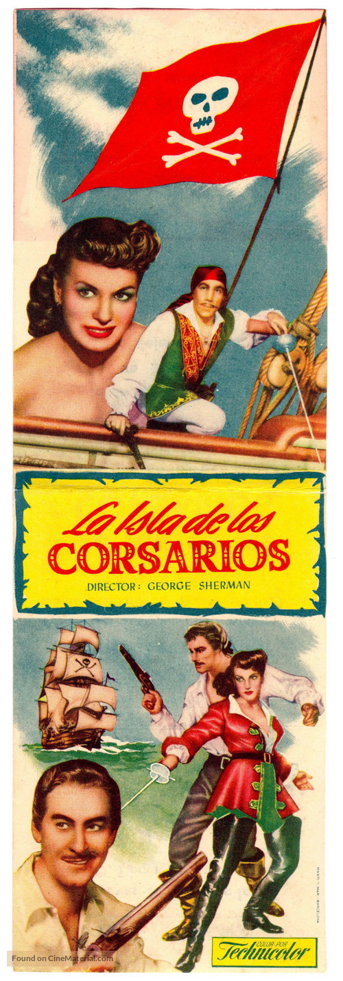 Against All Flags - Spanish Movie Poster