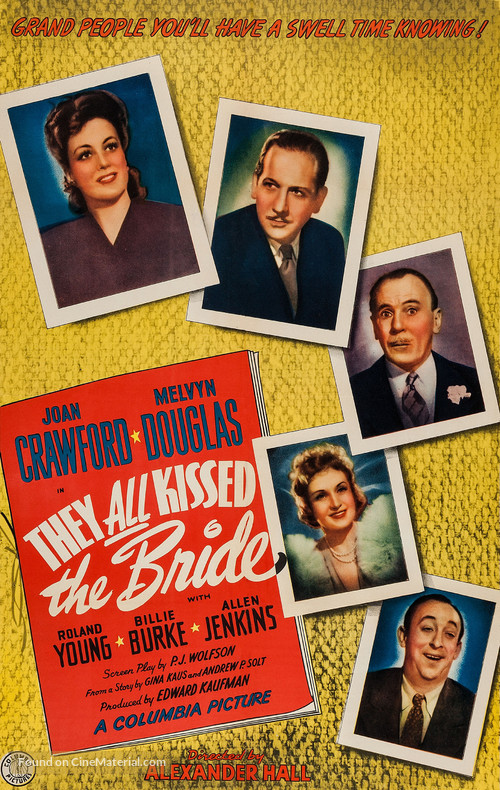 They All Kissed the Bride - Movie Poster