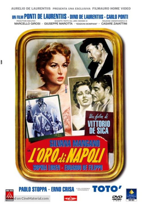 L&#039;oro di Napoli - Italian DVD movie cover