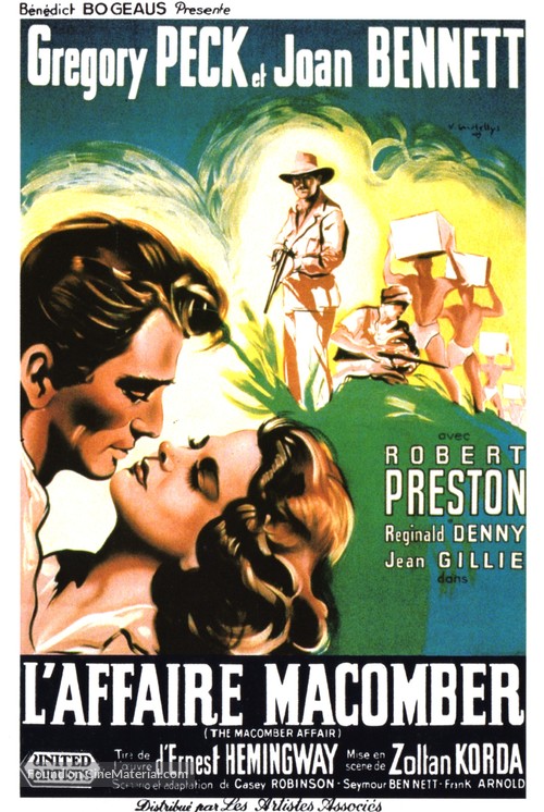 The Macomber Affair - French Movie Poster