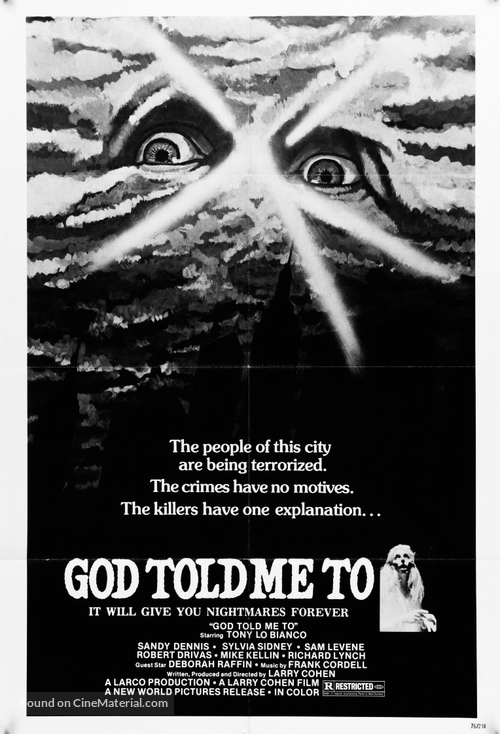 God Told Me To - Movie Poster