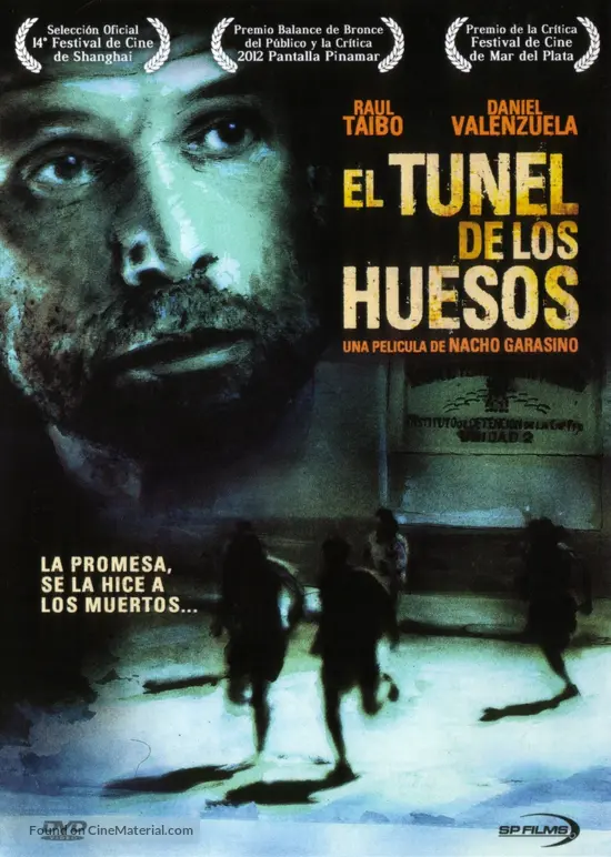 El t&uacute;nel de los huesos - Argentinian DVD movie cover