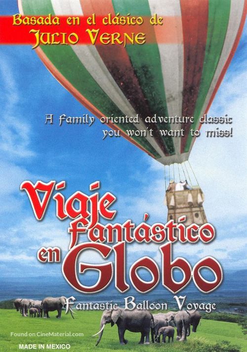 Viaje fant&aacute;stico en globo - Mexican Movie Cover