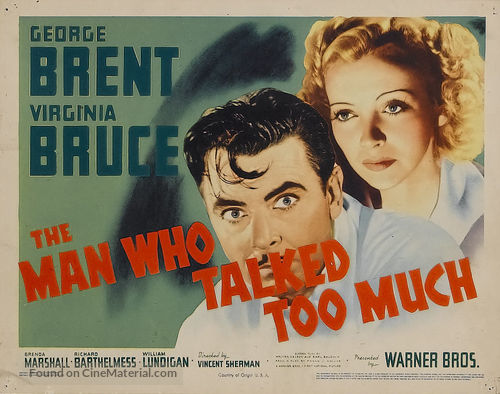 The Man Who Talked Too Much - Movie Poster