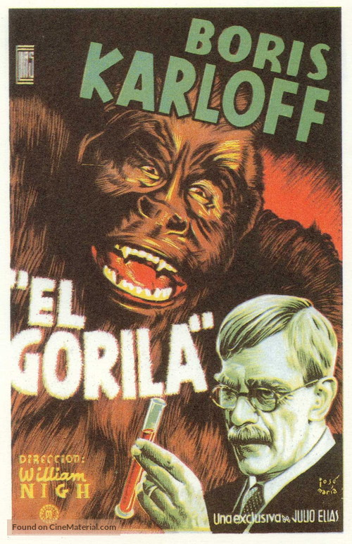 The Ape - Spanish poster