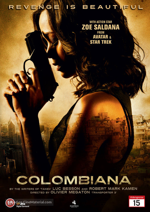 Colombiana - Danish Movie Cover
