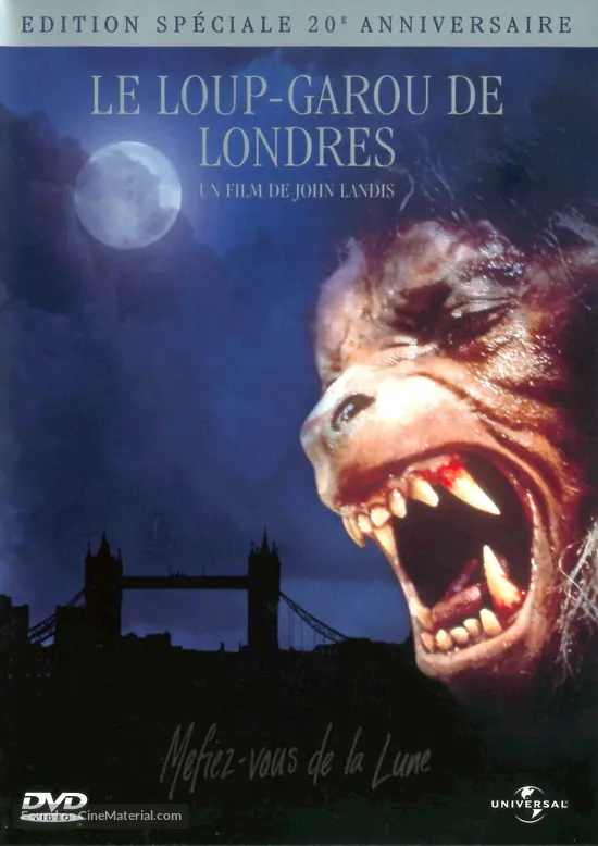 An American Werewolf in London - French DVD movie cover