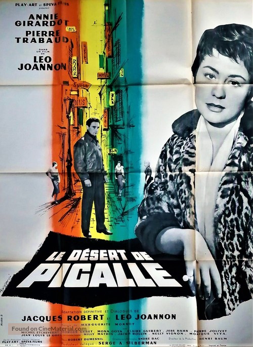 Le d&eacute;sert de Pigalle - French Movie Poster