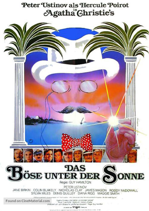 Evil Under the Sun - German Movie Poster