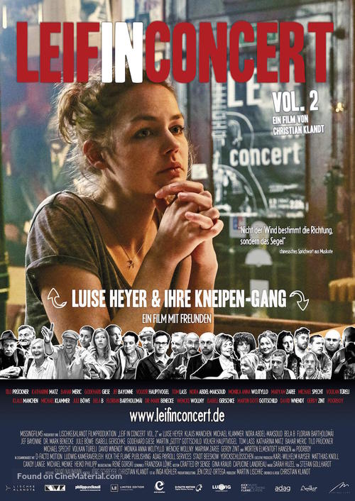 Leif in Concert - German Movie Poster