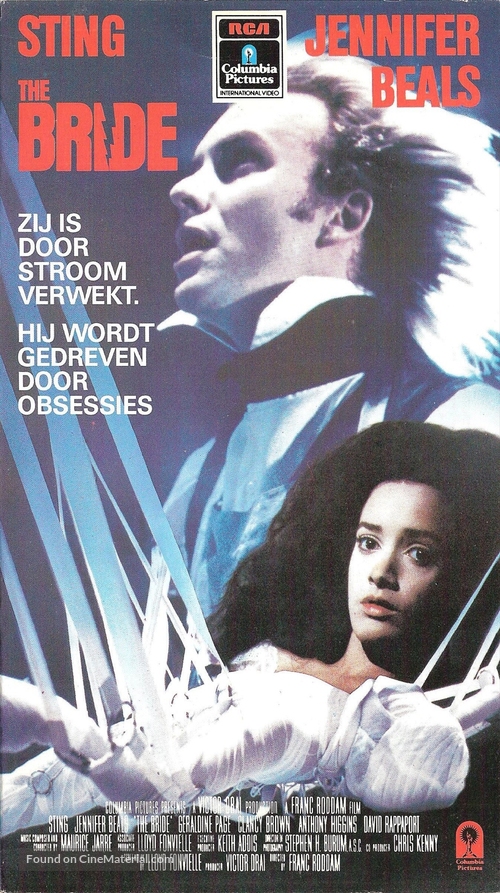 The Bride - Dutch VHS movie cover