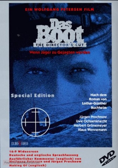 Das Boot - German DVD movie cover