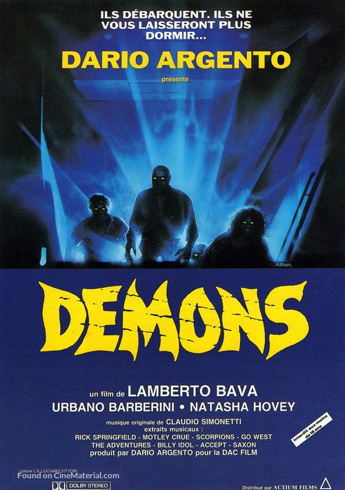 Demoni - French Movie Poster
