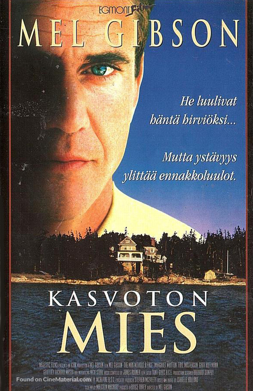 The Man Without a Face - Finnish VHS movie cover