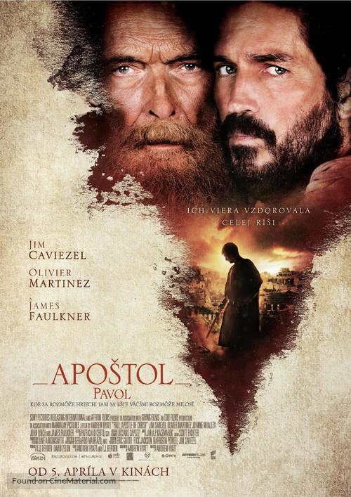 Paul, Apostle of Christ - Slovak Movie Poster