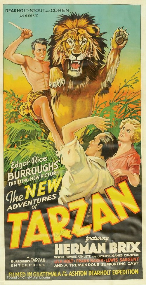 The New Adventures of Tarzan - Movie Poster