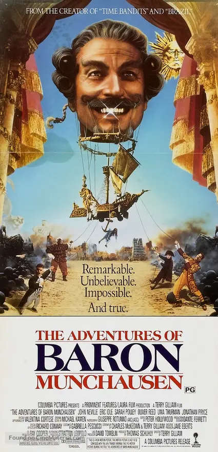 The Adventures of Baron Munchausen (1988) movie poster The Adventures of Baron Munchausen (1988) movie poster