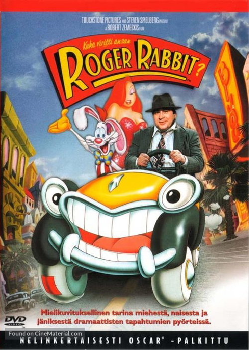 Who Framed Roger Rabbit - Finnish DVD movie cover