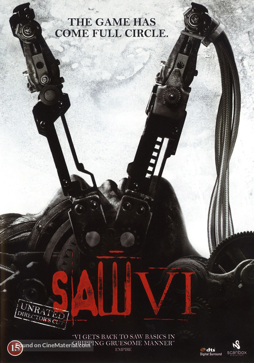 Saw VI - Danish DVD movie cover