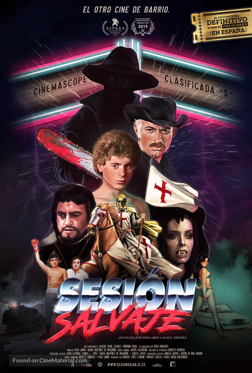 Sesi&oacute;n Salvaje - Spanish Movie Poster