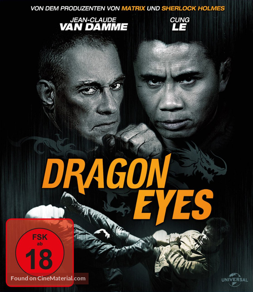 Dragon Eyes - German Blu-Ray movie cover
