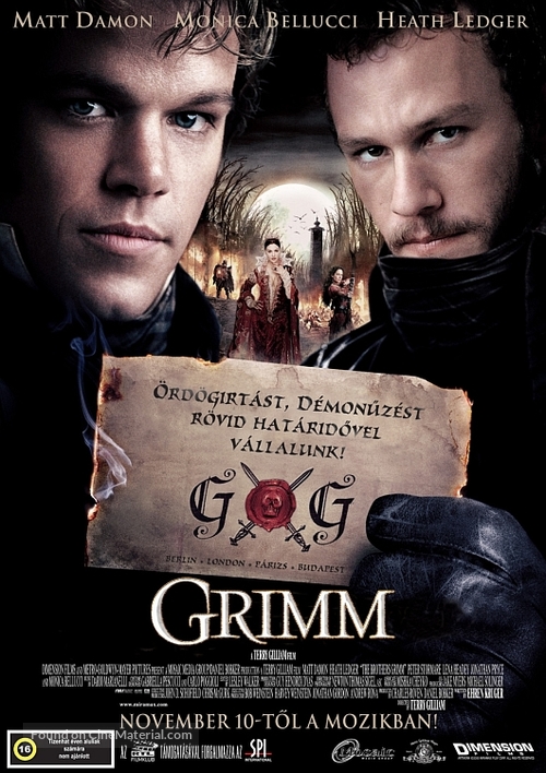 The Brothers Grimm - Hungarian Movie Poster