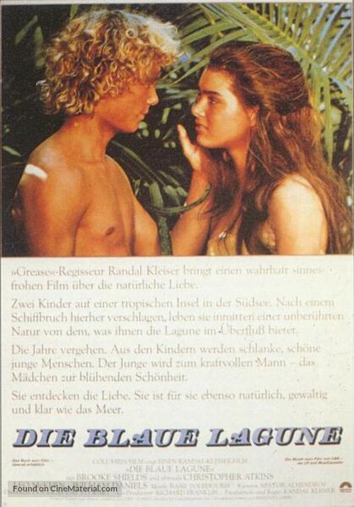 The Blue Lagoon - German Movie Poster