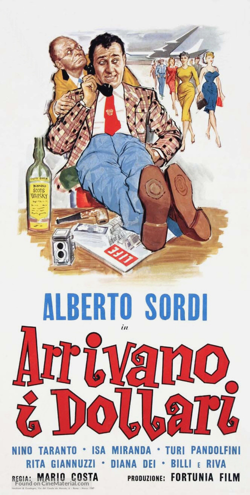 Arrivano i dollari! - Italian Theatrical movie poster