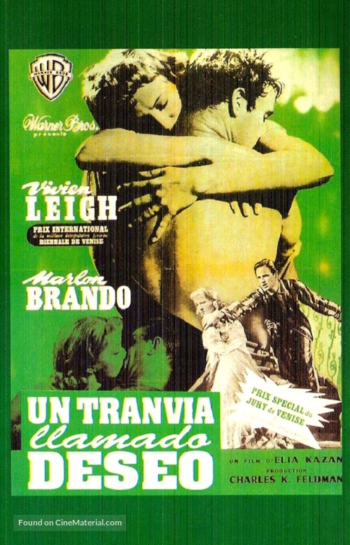 A Streetcar Named Desire - Spanish Movie Poster