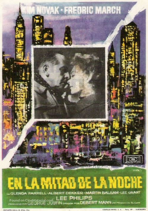 Middle of the Night - Spanish Movie Poster