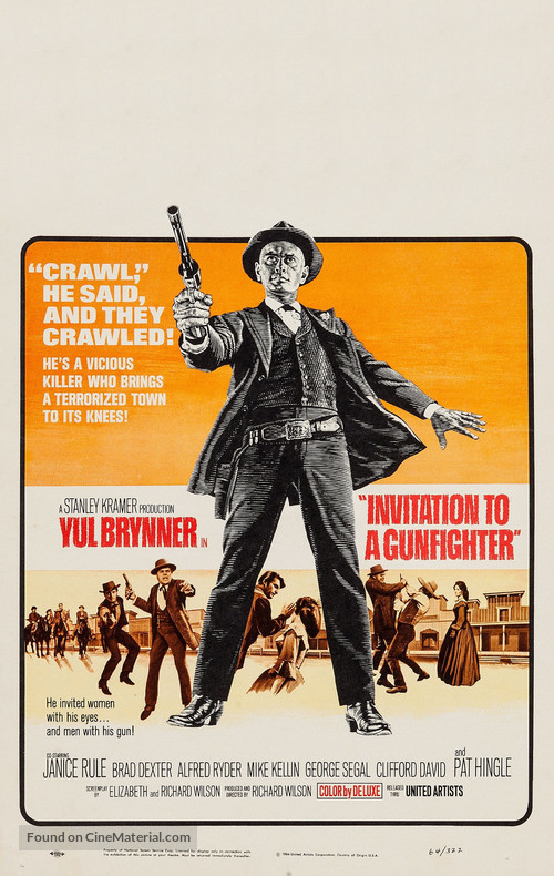 Invitation to a Gunfighter - Movie Poster