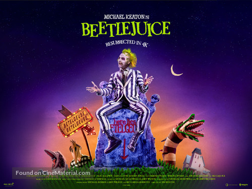 Beetle Juice - British Movie Poster