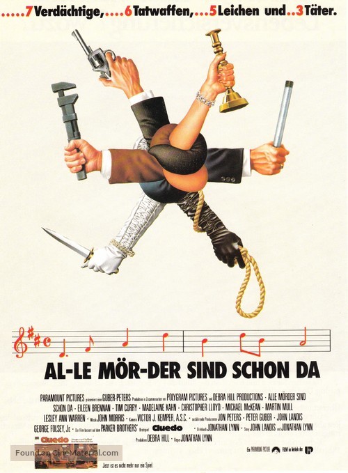 Clue - German Movie Poster