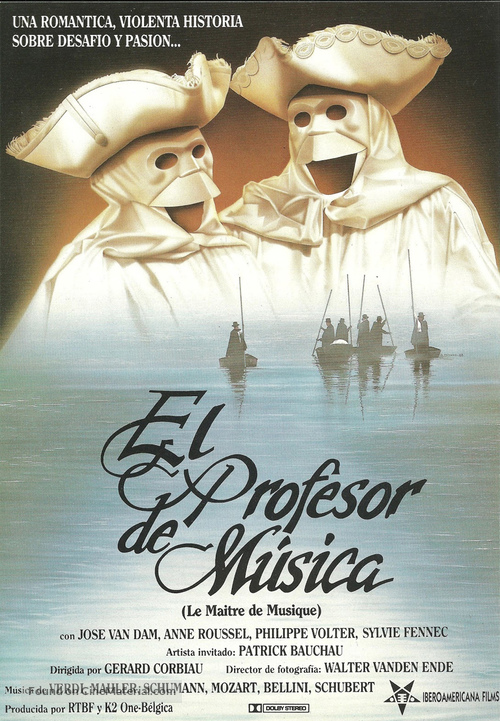 Ma&icirc;tre de musique, Le - Spanish Movie Poster