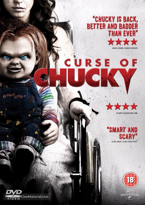 Curse of Chucky - British DVD movie cover