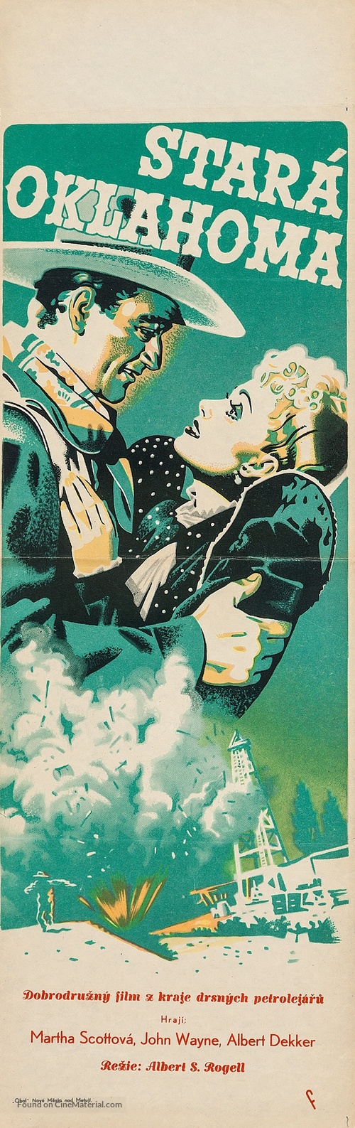 In Old Oklahoma - Czech Movie Poster