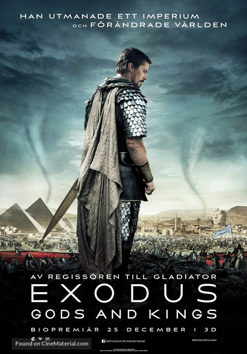 Exodus: Gods and Kings - Swedish Movie Poster