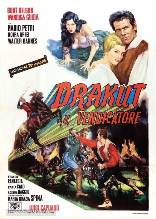 Drakut il vendicatore - Italian Movie Poster