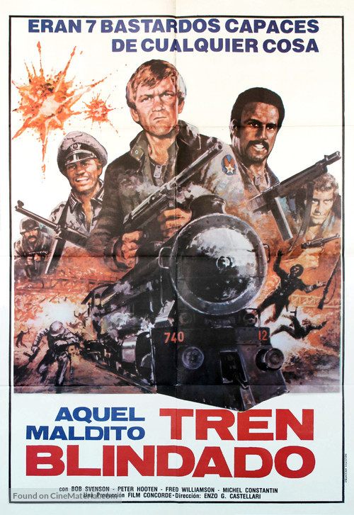 Quel maledetto treno blindato - Argentinian Movie Poster