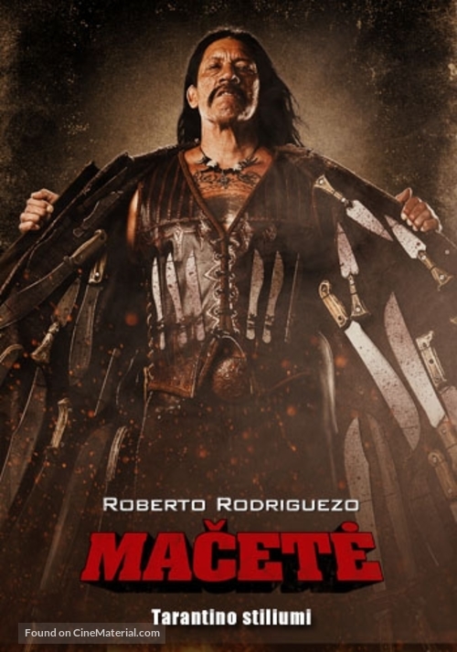 Machete - Lithuanian Movie Poster