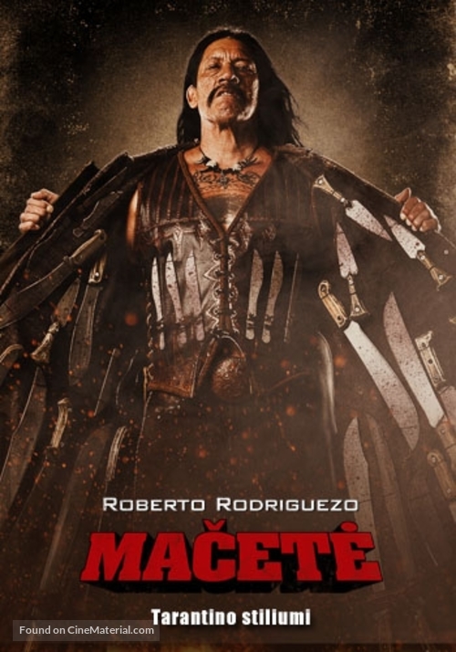 Machete - Lithuanian Movie Poster