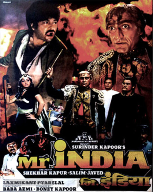 Mr India - Indian Movie Poster