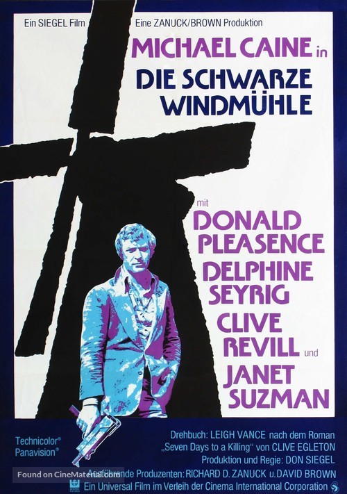 The Black Windmill - German Movie Poster