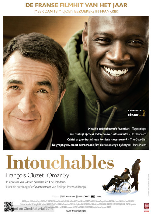 Intouchables - Dutch Movie Poster