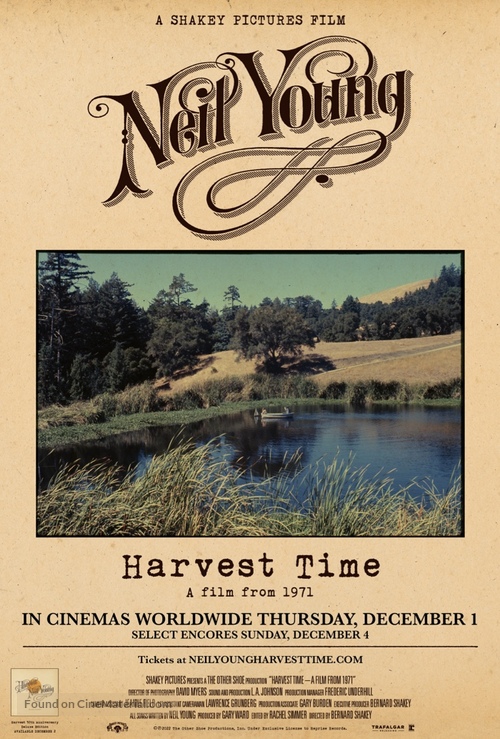 Neil Young: Harvest Time - Movie Poster