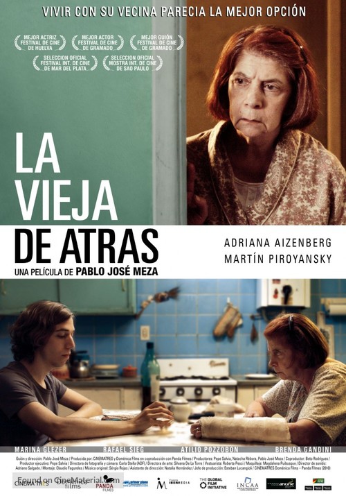 La vieja de atr&aacute;s - Argentinian Movie Poster