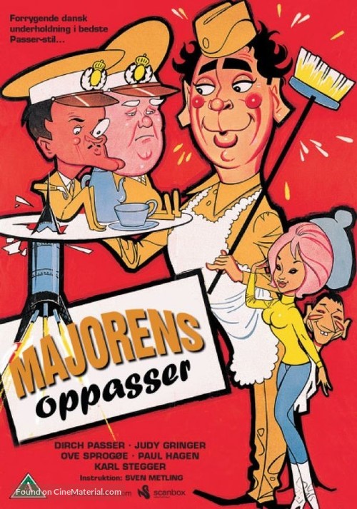 Majorens oppasser - Danish DVD movie cover