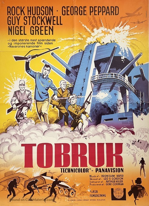 Tobruk - Danish Movie Poster